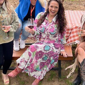 Floral Maxi Dress, Large, iToo Fashion boutique